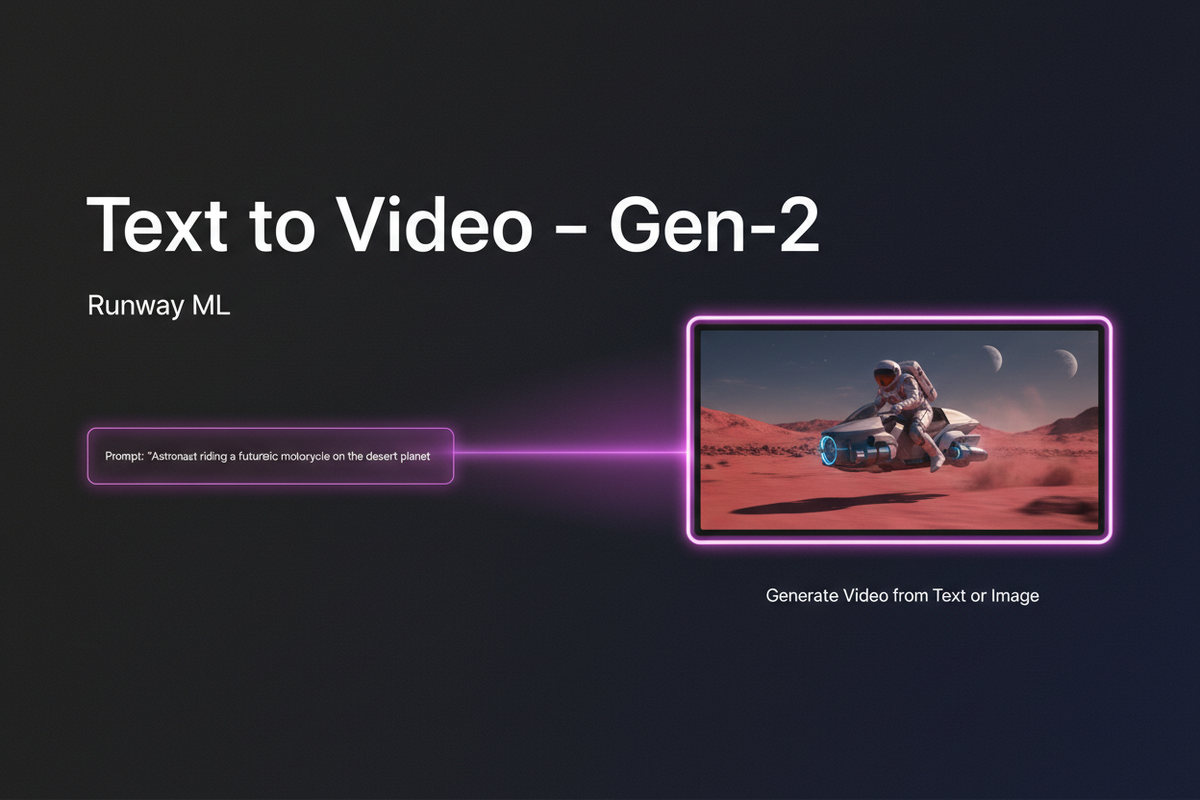 Runway ML – Text to Video Gen-2