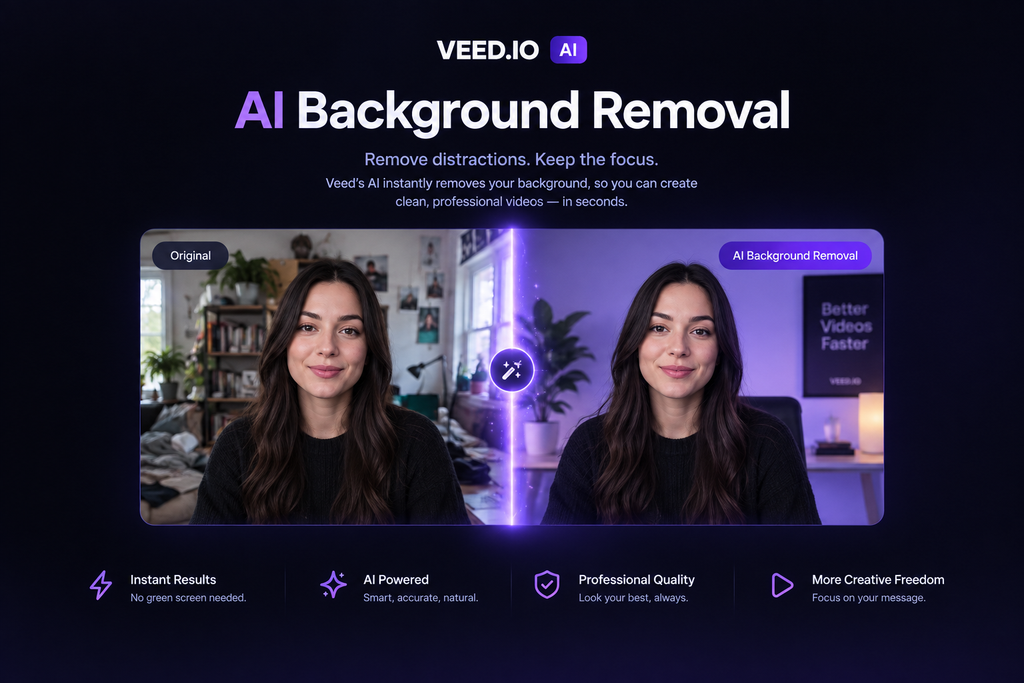 Veed.io AI – AI Background Removal