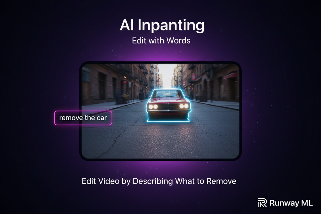 Runway ML – AI Inpainting
