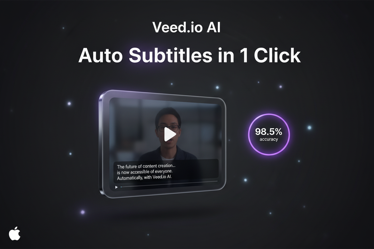 Veed.io AI – Auto Subtitles Feature