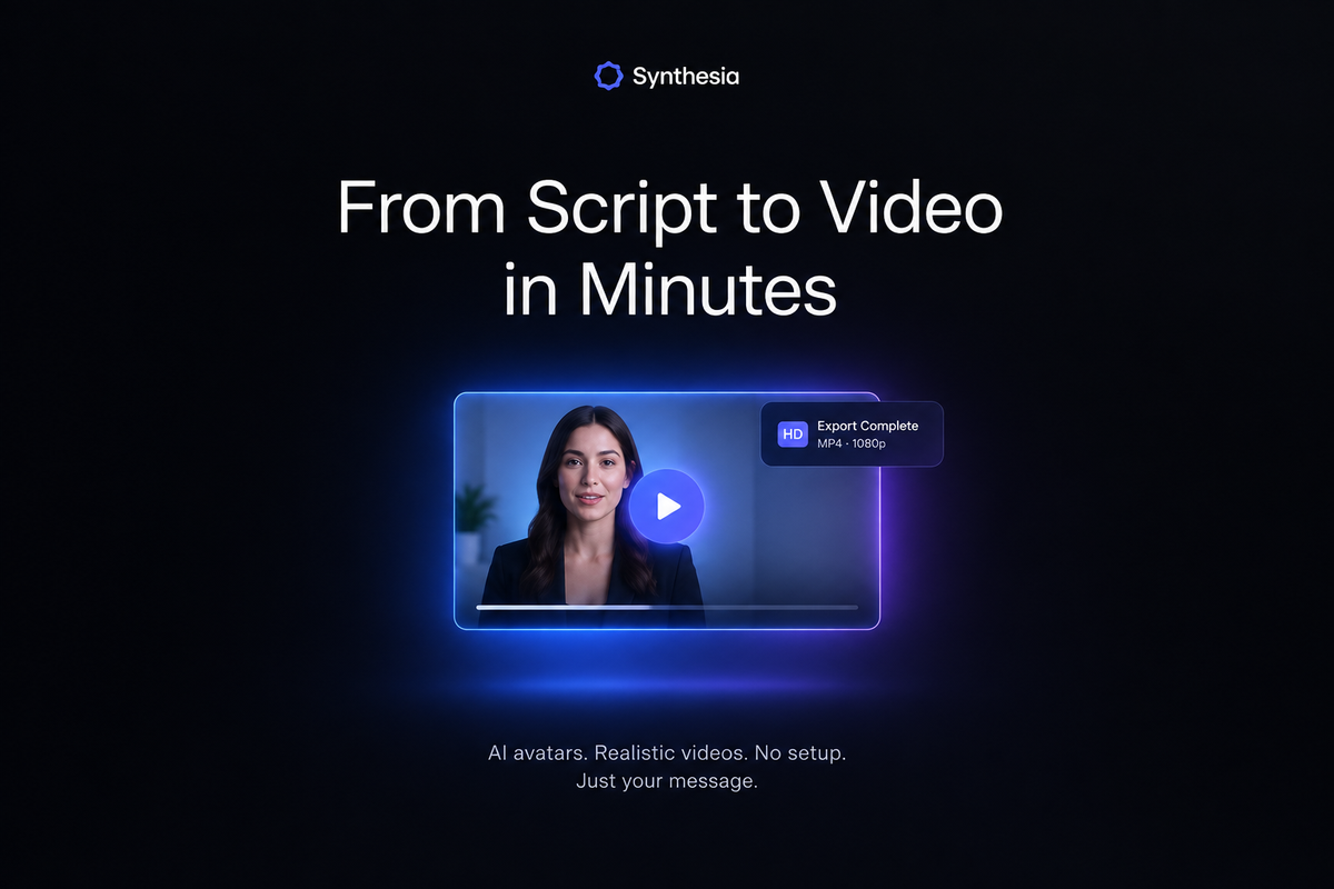 Synthesia AI – Script to Video