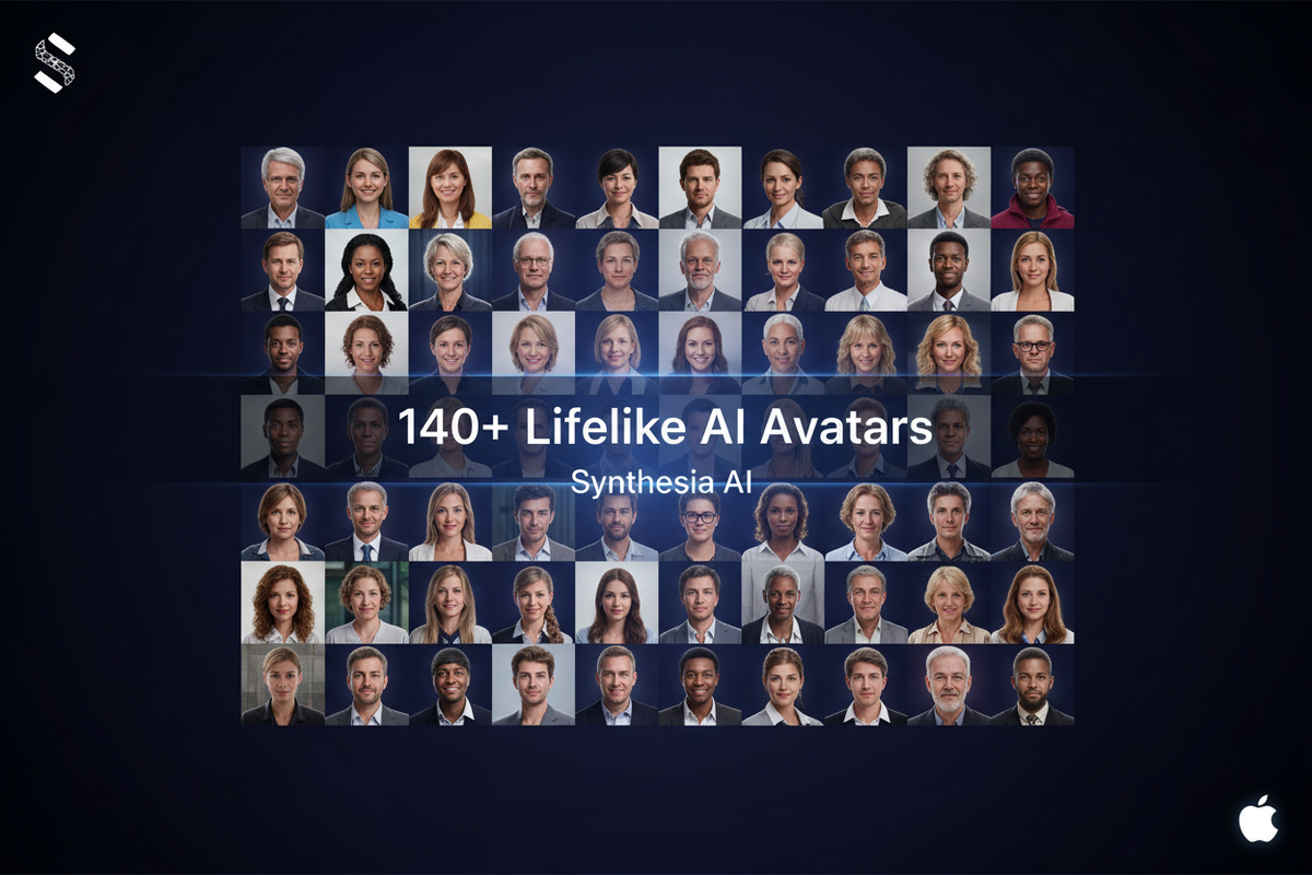 Synthesia AI – 140+ AI Avatars