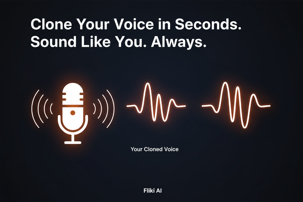 Fliki AI – Voice Cloning