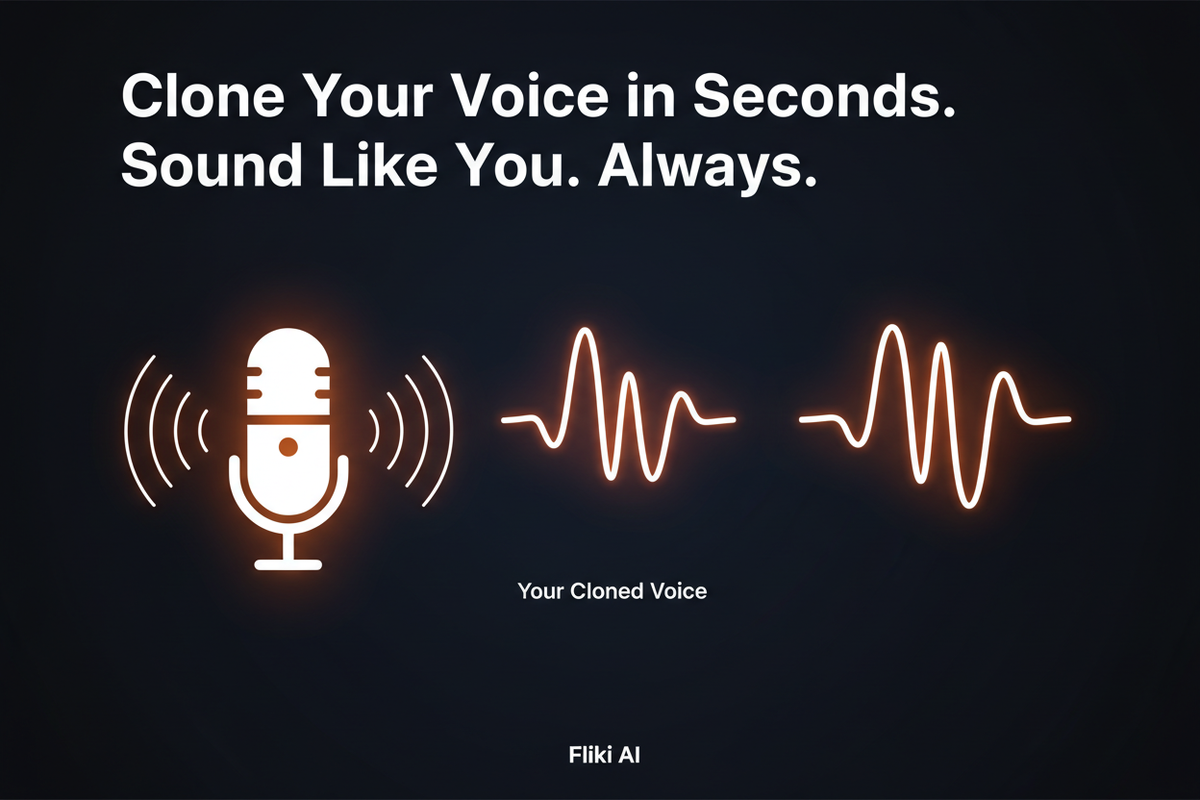 Fliki AI – Voice Cloning