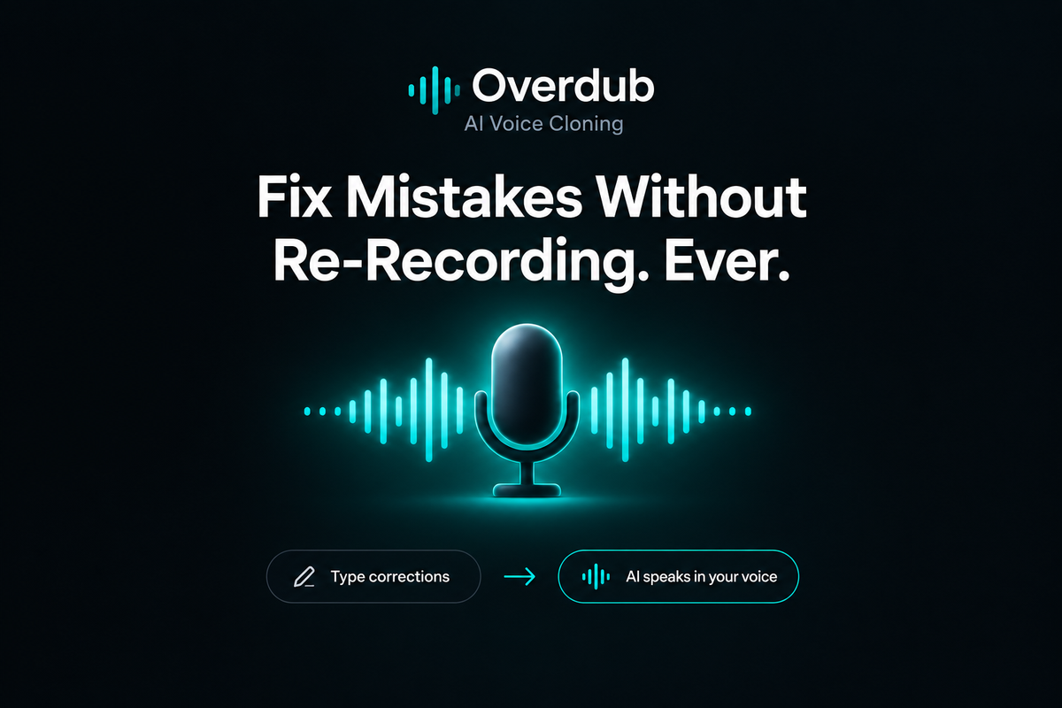 Descript – Overdub AI Voice