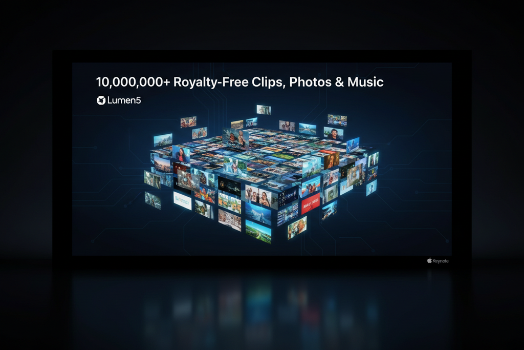 Lumen5 – 10M+ Stock Library