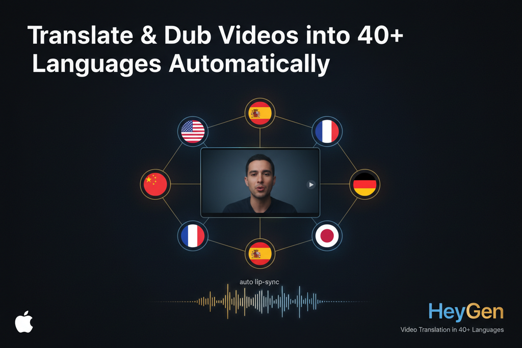 HeyGen – 40+ Language Translation